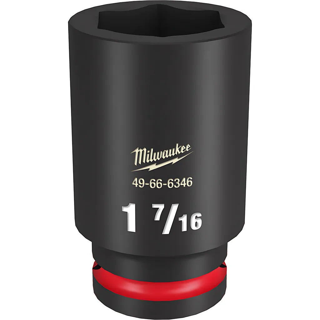 Shockwave Impact Duty 3/4" Drive 1-7/16" Deep 6 Point Socket-Milwaukee-49-66-6346-11485