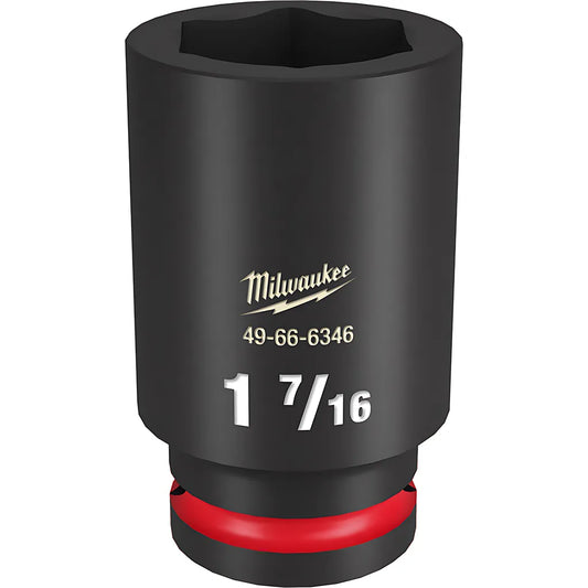 Shockwave™ Impact Duty™ 3/4" Drive 1-7/16" Deep 6 Point Socket-Milwaukee-49-66-6346-11485