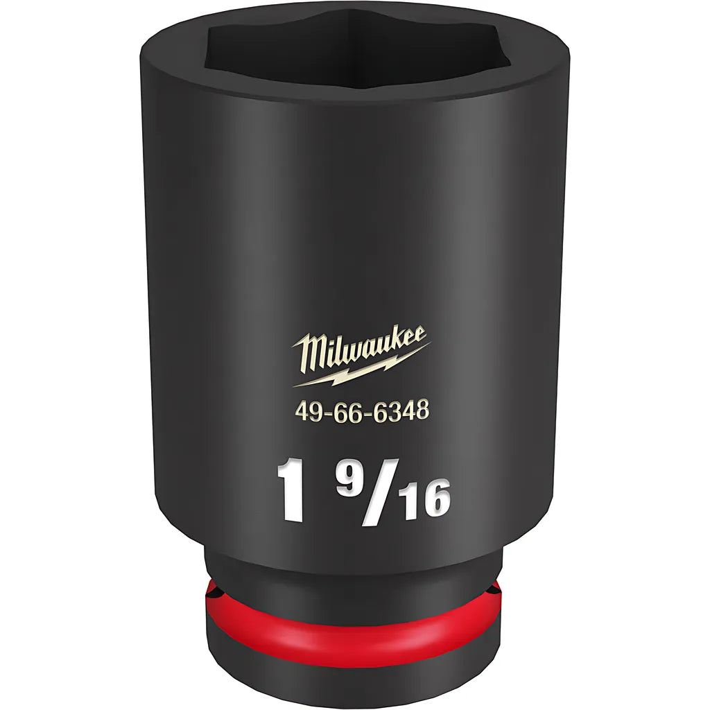 Shockwave Impact Duty 3/4" Drive 1-9/16" Deep 6 Point Socket-Milwaukee-49-66-6348-11492