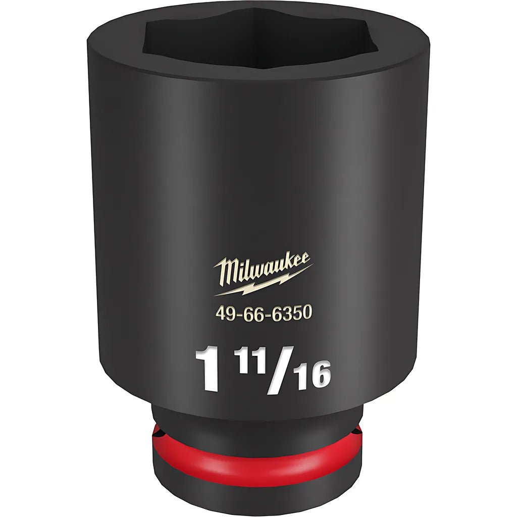 Shockwave Impact Duty 3/4" Drive 1-11/16" Deep 6 Point Socket-Milwaukee-49-66-6350-11466