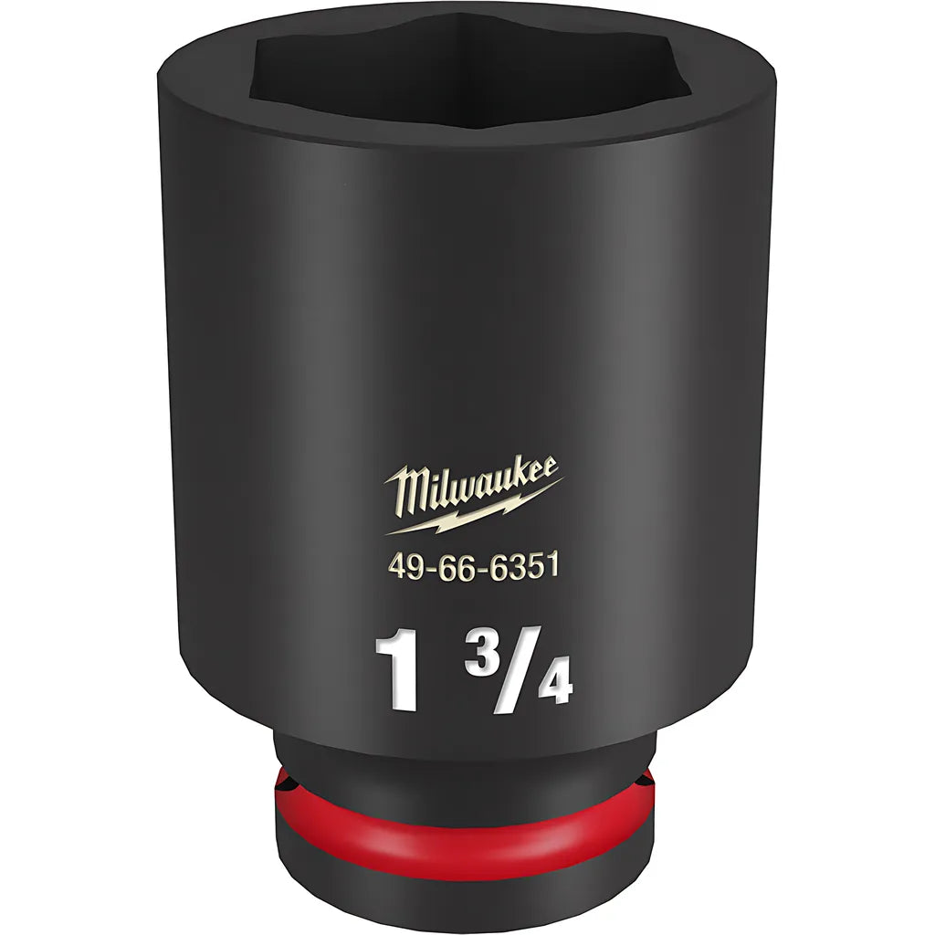 Shockwave Impact Duty 3/4" Drive 1-3/4" Deep 6 Point Socket-Milwaukee-49-66-6351-11475