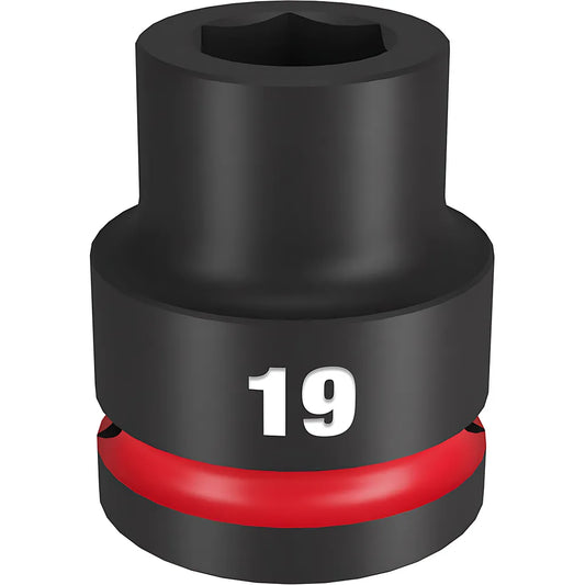 Shockwave™ Impact Duty™ 3/4" Drive 19Mm Standard 6 Point Socket-Milwaukee-49-66-6357-11495