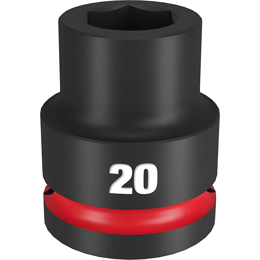 Shockwave Impact Duty 3/4" Drive 20Mm Standard 6 Point Socket-Milwaukee-49-66-6358-11499
