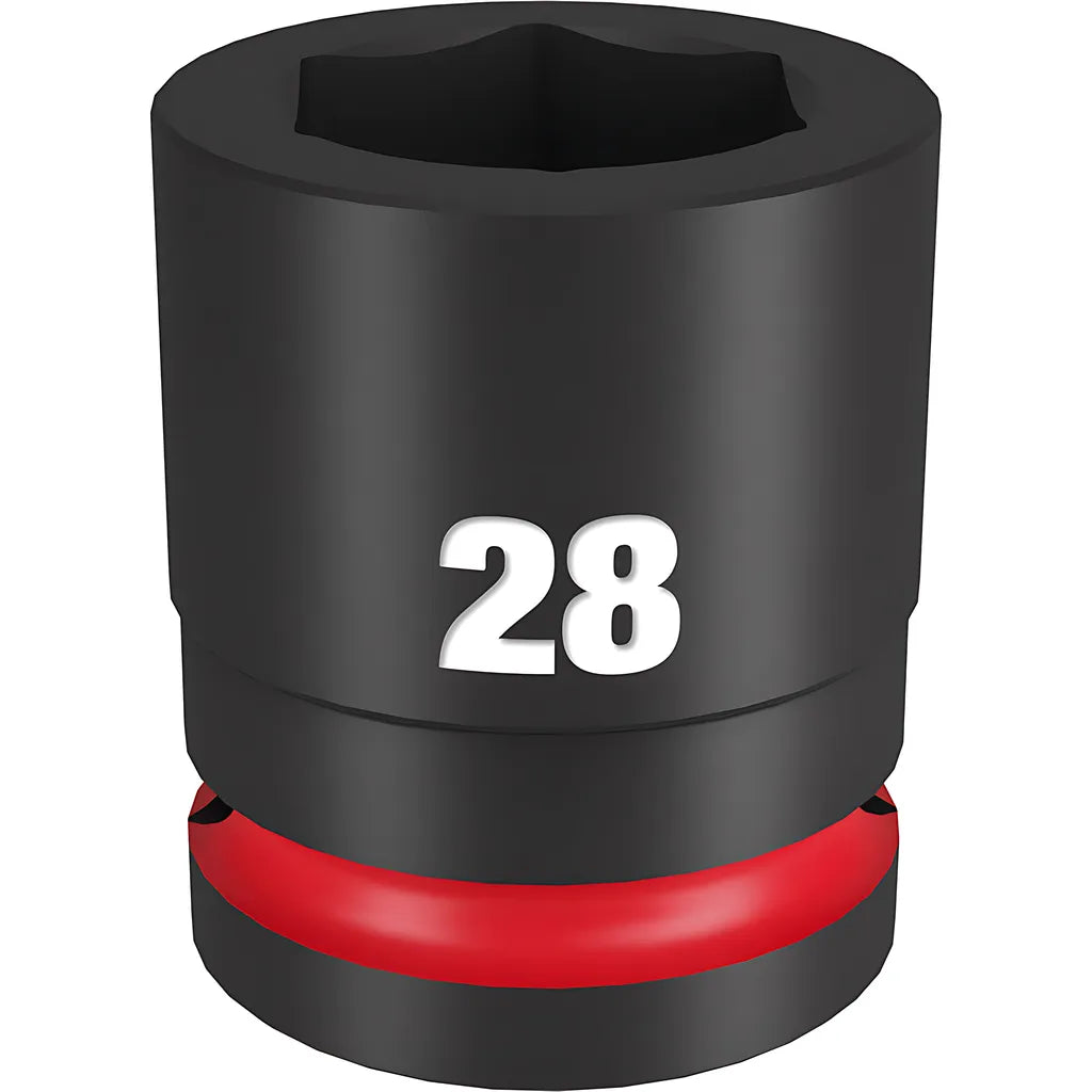 Shockwave Impact Duty 3/4" Drive 28Mm Standard 6 Point Socket-Milwaukee-49-66-6366-11514