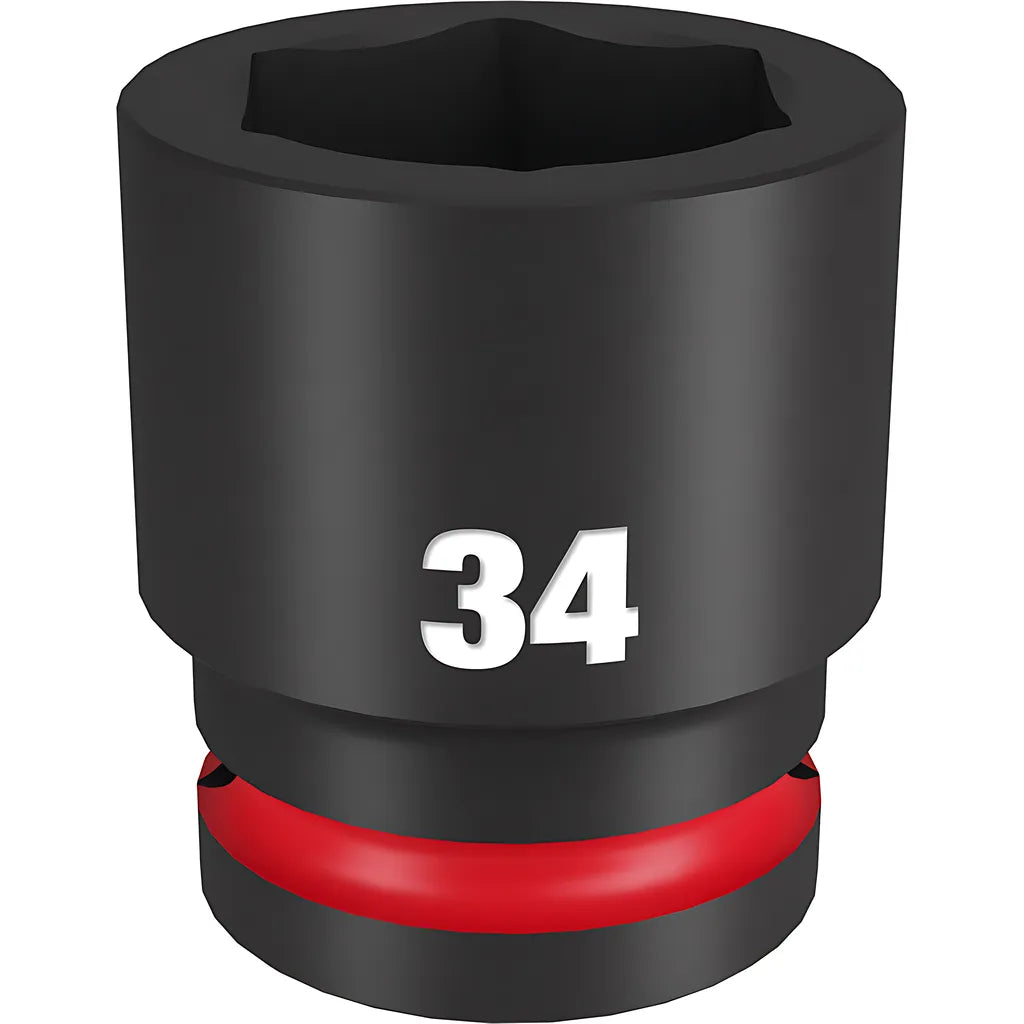 Shockwave Impact Duty 3/4" Drive 34Mm Standard 6 Point Socket-Milwaukee-49-66-6372-11529