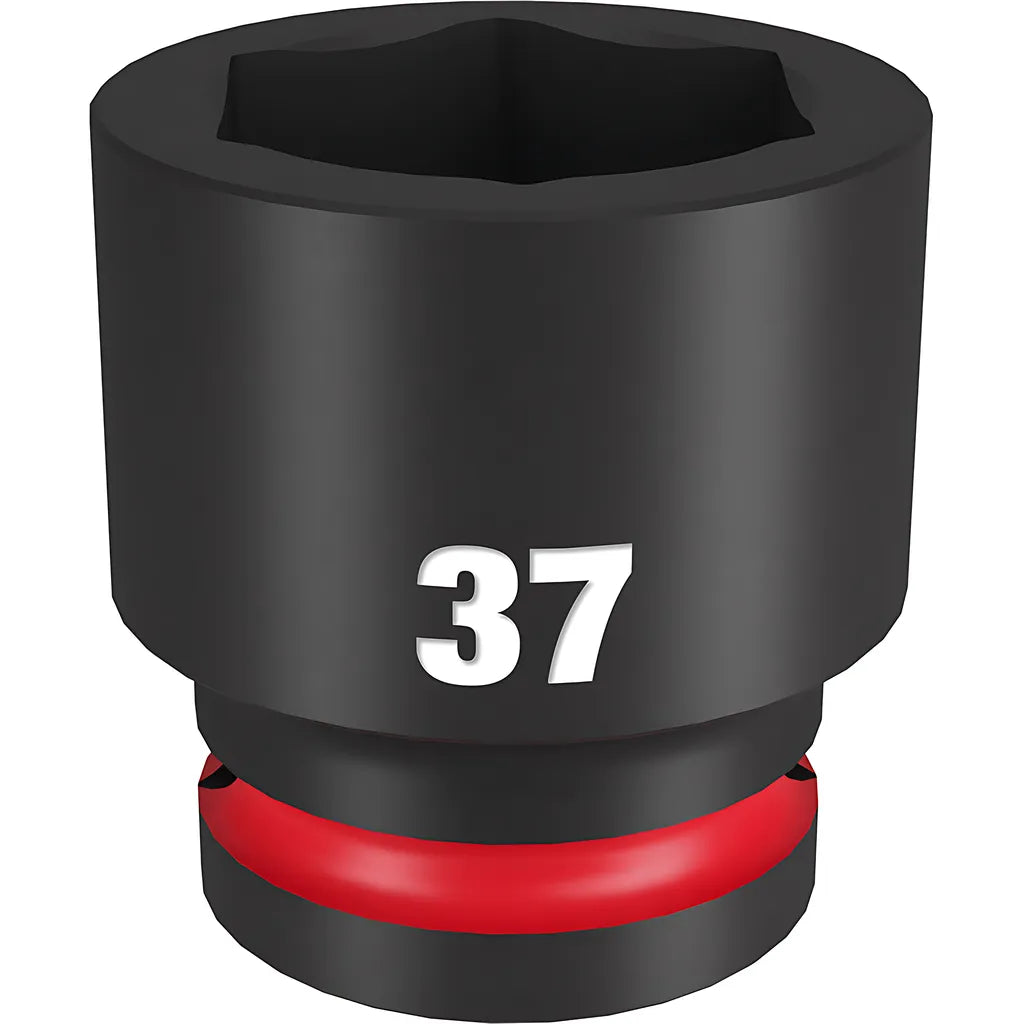 Shockwave Impact Duty 3/4" Drive 37Mm Standard 6 Point Socket-Milwaukee-49-66-6375-11535