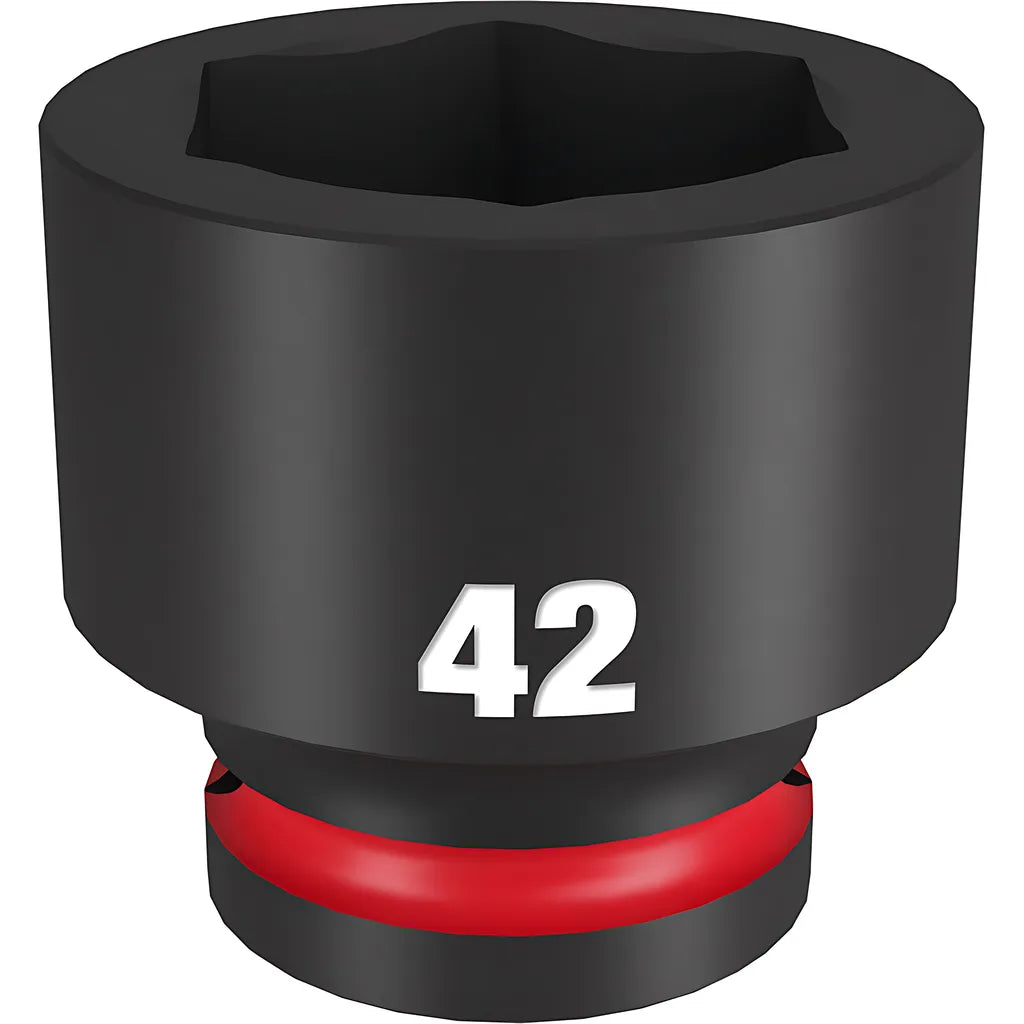Shockwave Impact Duty 3/4" Drive 42Mm Standard 6 Point Socket-Milwaukee-49-66-6380-11546
