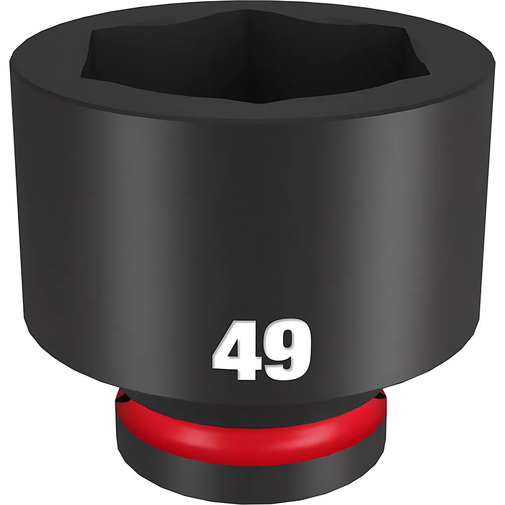 Shockwave Impact Duty 3/4" Drive 49Mm Standard 6 Point Socket-Milwaukee-49-66-6387-11559