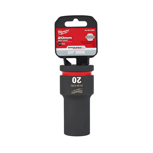 Shockwave™ Impact Duty™ 3/4" Drive 20Mm Deep 6 Point Socket-Milwaukee-49-66-6395-11498