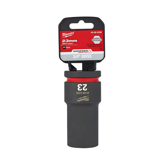 Shockwave™ Impact Duty™ 3/4" Drive 23Mm Deep 6 Point Socket-Milwaukee-49-66-6398-11504