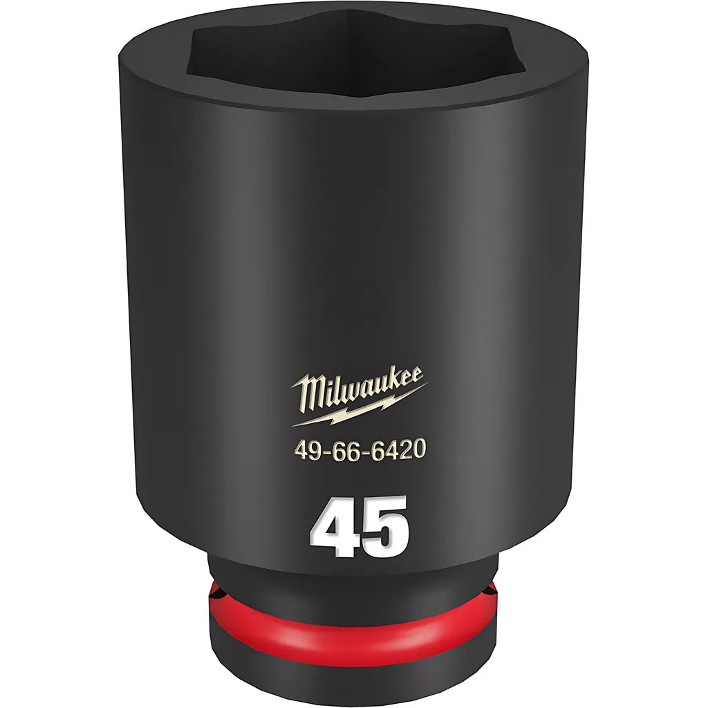 Shockwave Impact Duty 3/4" Drive 45Mm Deep 6 Point Socket-Milwaukee-49-66-6420-11551