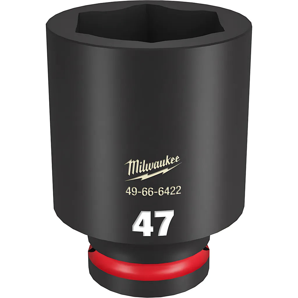 Shockwave Impact Duty 3/4" Drive 47Mm Deep 6 Point Socket-Milwaukee-49-66-6422-11556