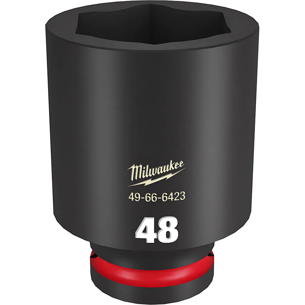 Shockwave Impact Duty 3/4" Drive 48Mm Deep 6 Point Socket-Milwaukee-49-66-6423-11557