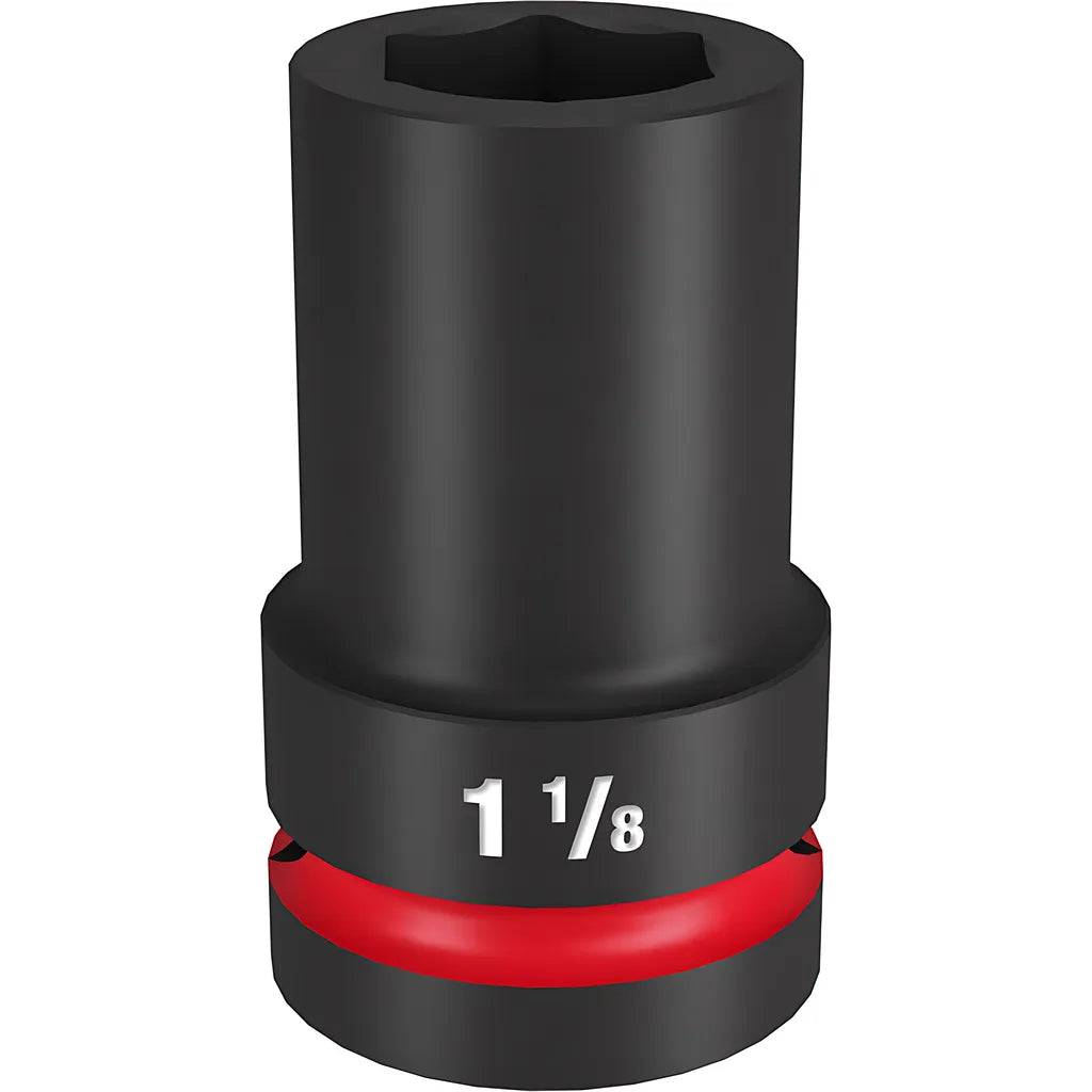Shockwave Impact Duty 1" Drive 1-1/8" Deep 6 Point Socket-Milwaukee-49-66-6506-11295