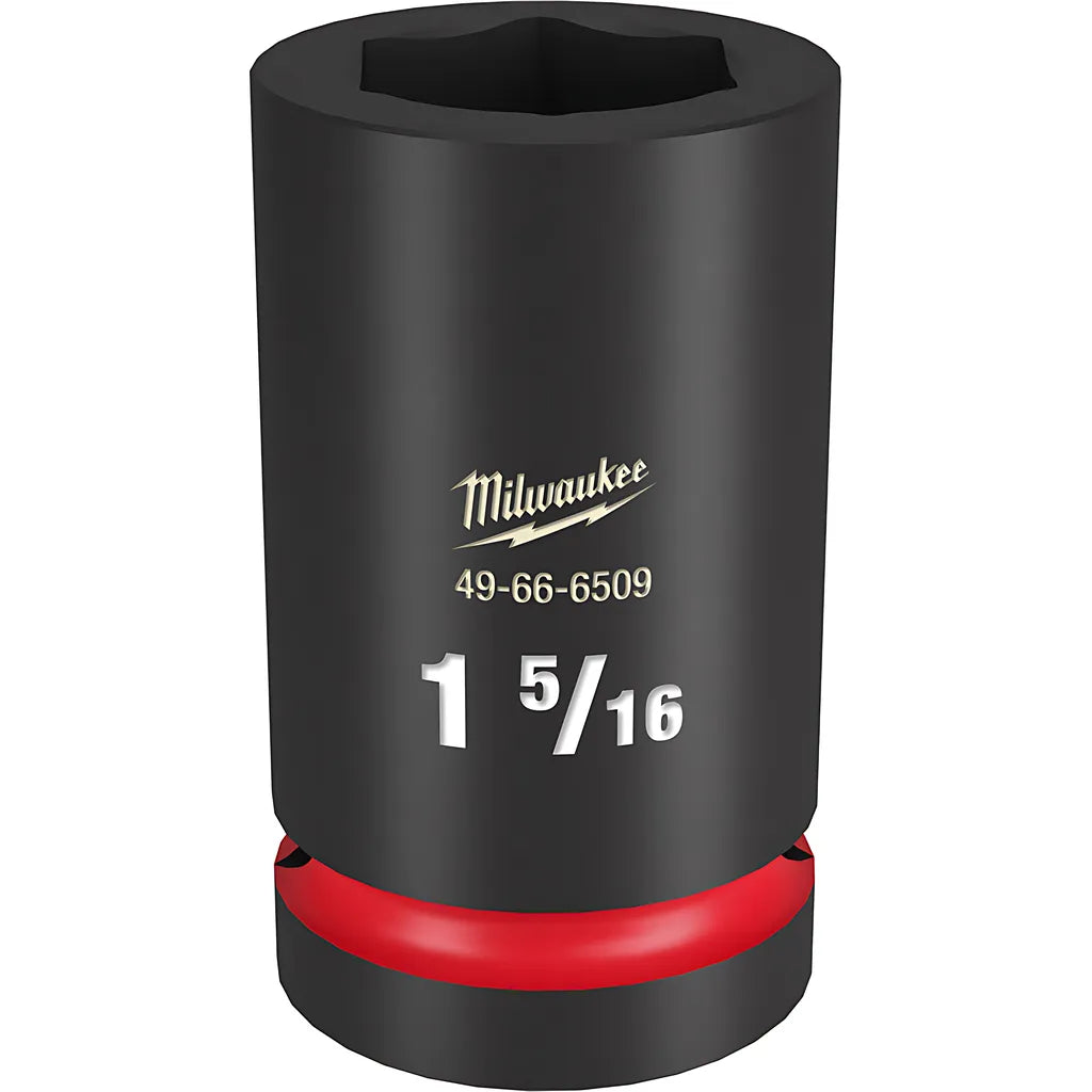 Shockwave Impact Duty 1" Drive 1-5/16" Deep 6 Point Socket-Milwaukee-49-66-6509-11304