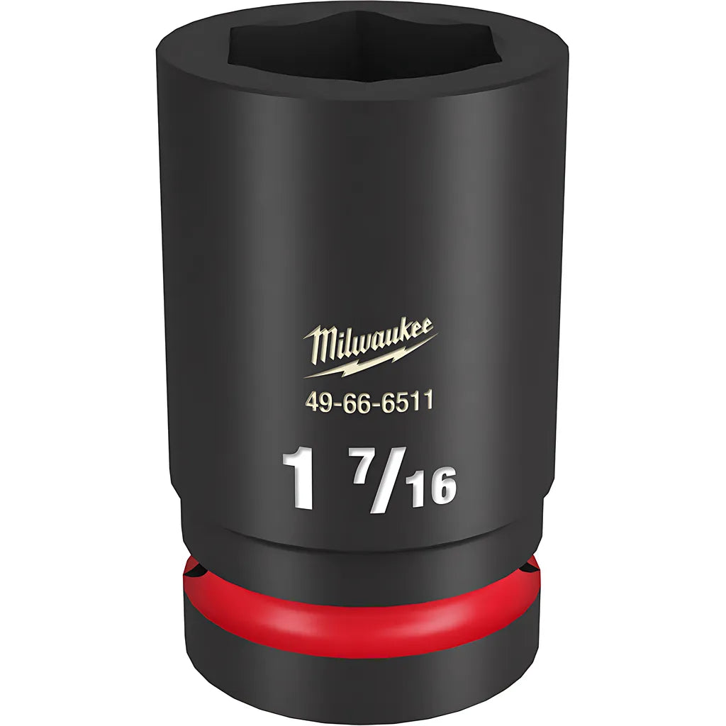 Shockwave Impact Duty 1" Drive 1-7/16" Deep 6 Point Socket-Milwaukee-49-66-6511-11306