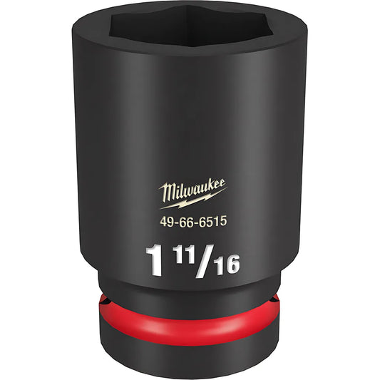 Shockwave™ Impact Duty™ 1" Drive 1-11/16" Deep 6 Point Socket-Milwaukee-49-66-6515-11296
