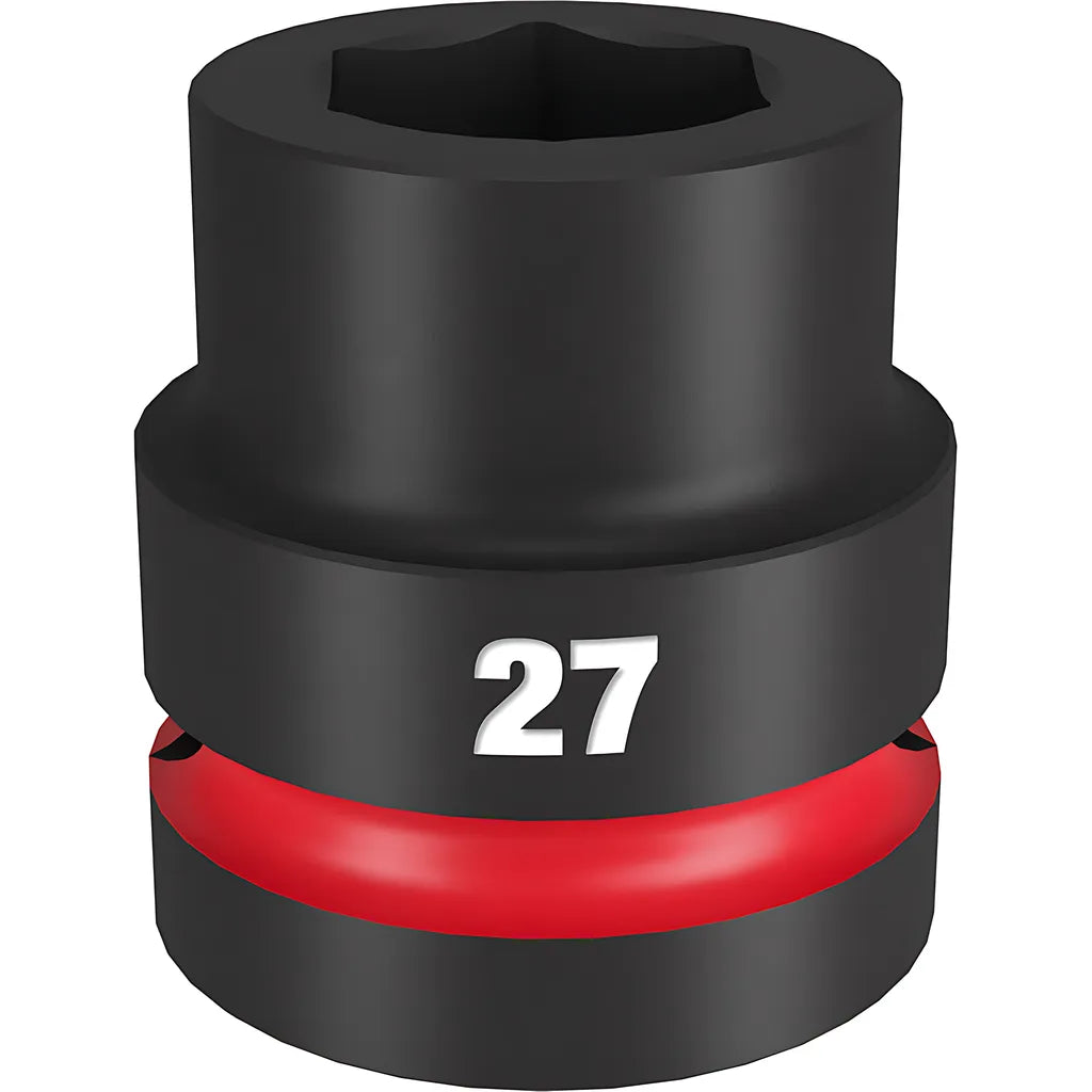Shockwave Impact Duty 1" Drive 27Mm Standard 6 Point Socket-Milwaukee-49-66-6592-11311