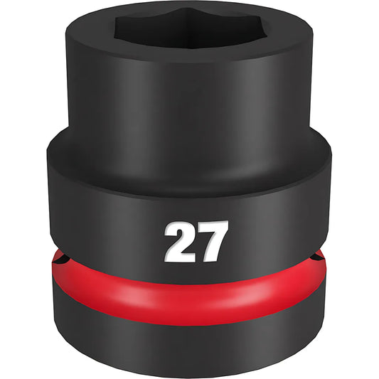 Shockwave™ Impact Duty™ 1" Drive 27Mm Standard 6 Point Socket-Milwaukee-49-66-6592-11311