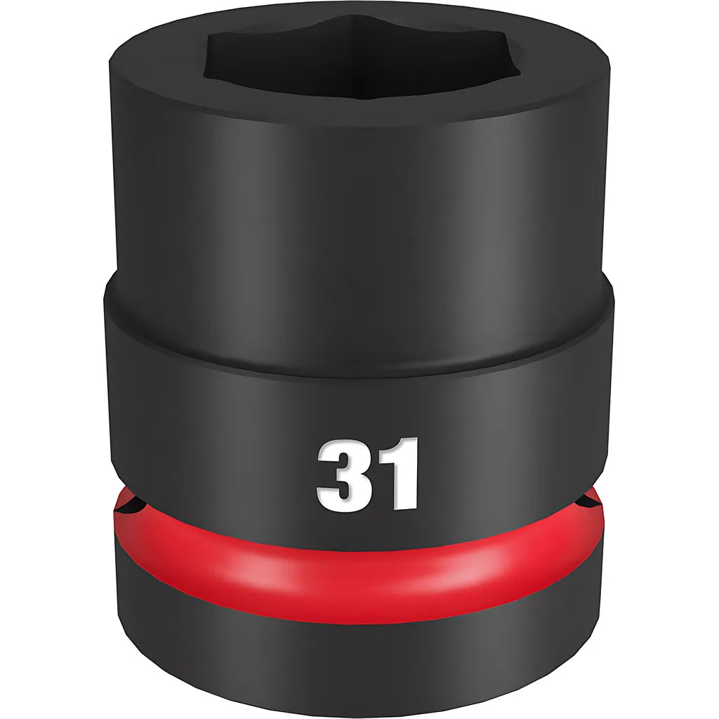Shockwave Impact Duty 1" Drive 31Mm Standard 6 Point Socket-Milwaukee-49-66-6596-11316