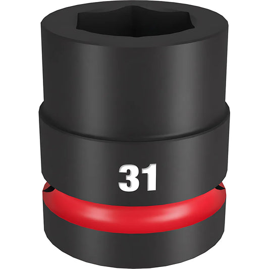 Shockwave™ Impact Duty™ 1" Drive 31Mm Standard 6 Point Socket-Milwaukee-49-66-6596-11316