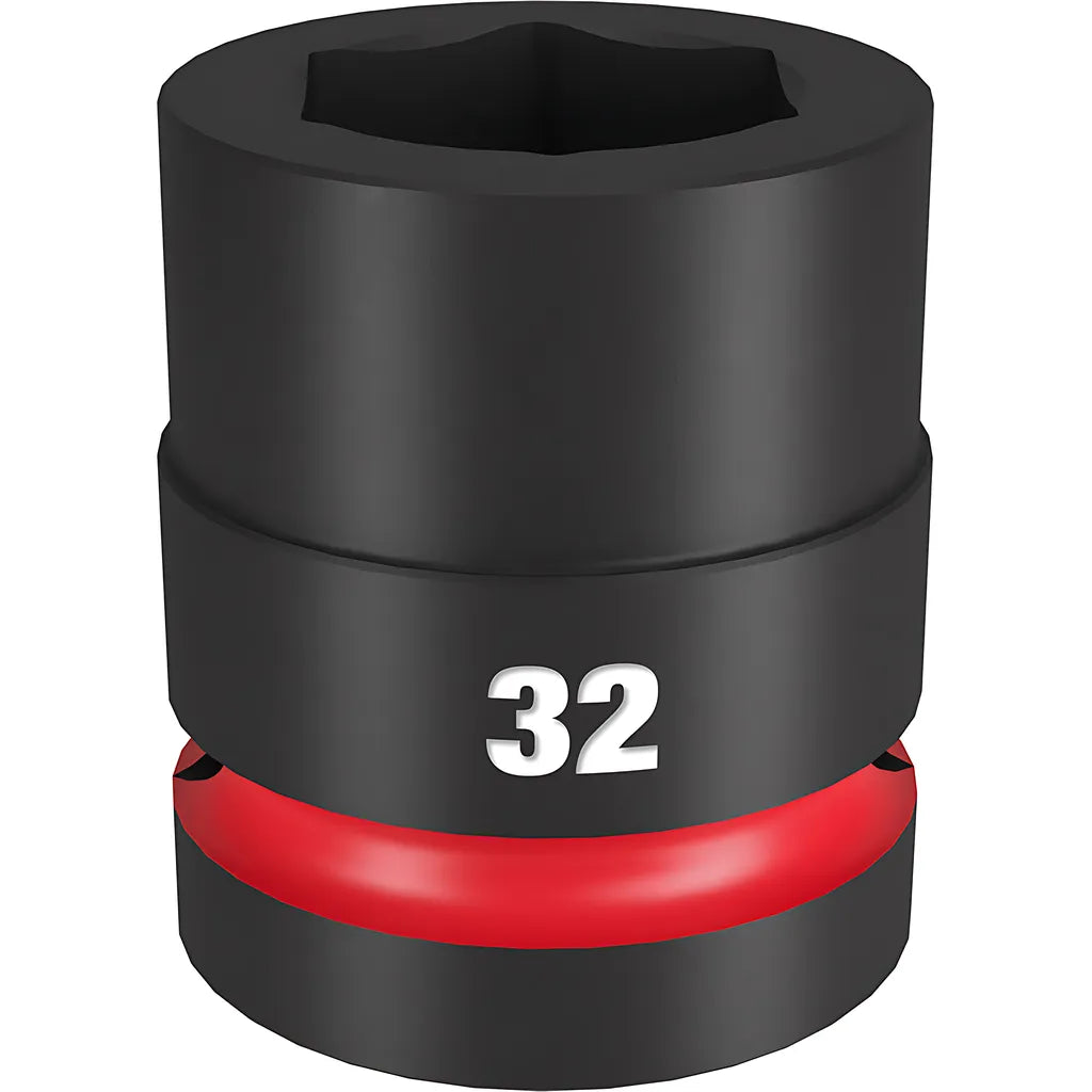 Shockwave Impact Duty 1" Drive 32Mm Standard 6 Point Socket-Milwaukee-49-66-6597-11318