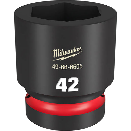 Shockwave™ Impact Duty™ 1" Drive 42Mm Standard 6 Point Socket-Milwaukee-49-66-6605-11326