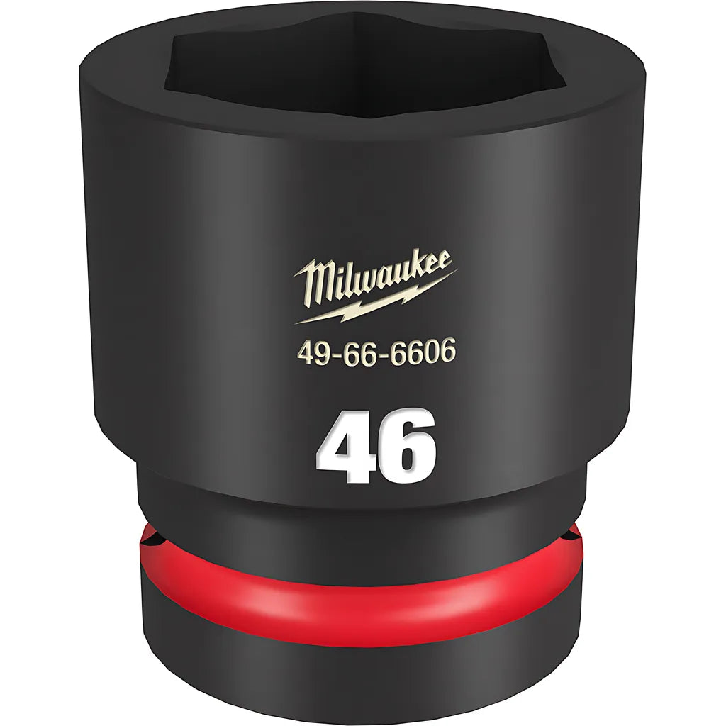 Shockwave Impact Duty 1" Drive 46Mm Standard 6 Point Socket-Milwaukee-49-66-6606-11325