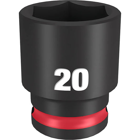 Shockwave™ Impact Duty™ 3/8" Drive 20Mm Standard 6 Point Socket-Milwaukee-49-66-6737-11612
