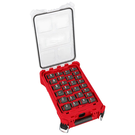 Shockwave™ Impact Duty™ Socket 1/2” Dr 27Pc Sae/Mm Packout™ Set-Milwaukee-49-66-6804-11653