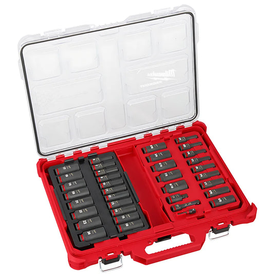 Shockwave™ Impact Duty™ Socket 3/8” Dr 36Pc Sae/Mm Packout™ Set-Milwaukee-49-66-6805-11664