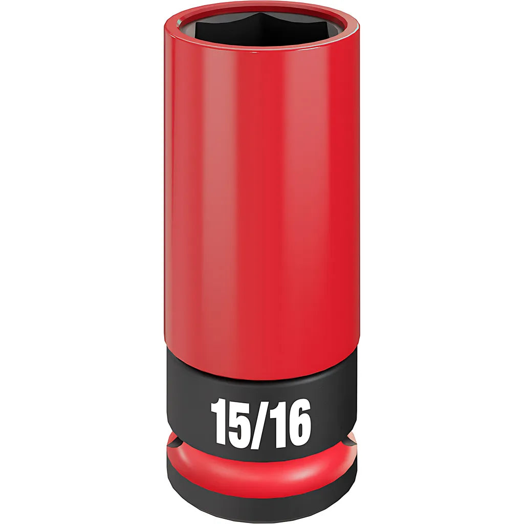 Shockwave Impact Duty 1/2 Drive 15/16" Sae Lug Nut Wheel Socket-Milwaukee-49-66-7813-10919