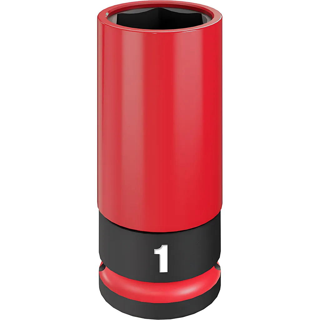 Shockwave Impact Duty 1/2 Drive 1" Sae Lug Nut Wheel Socket-Milwaukee-49-66-7814-10917