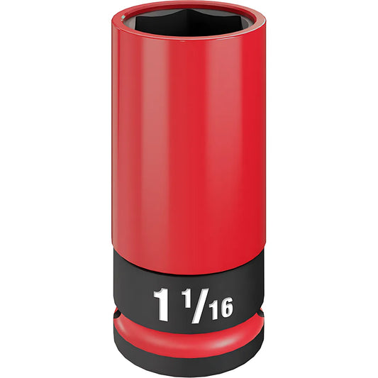 Shockwave Impact Duty 1/2 Drive 1-1/16" Sae Lug Nut Wheel Socket-Milwaukee-49-66-7815-10916