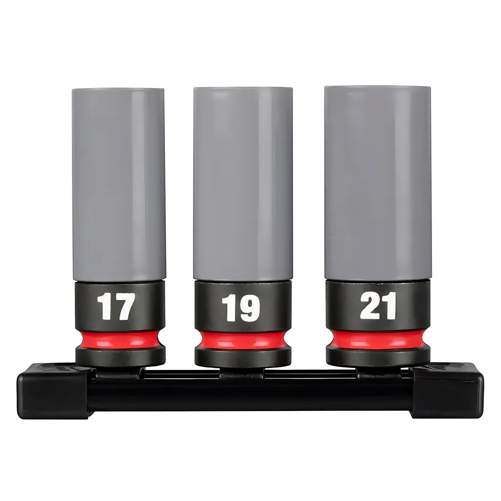 Shockwave Impact Duty 1/2 Drive Metric 3Pc Lug Nut Wheel Socket Set-Milwaukee-49-66-7830-10928