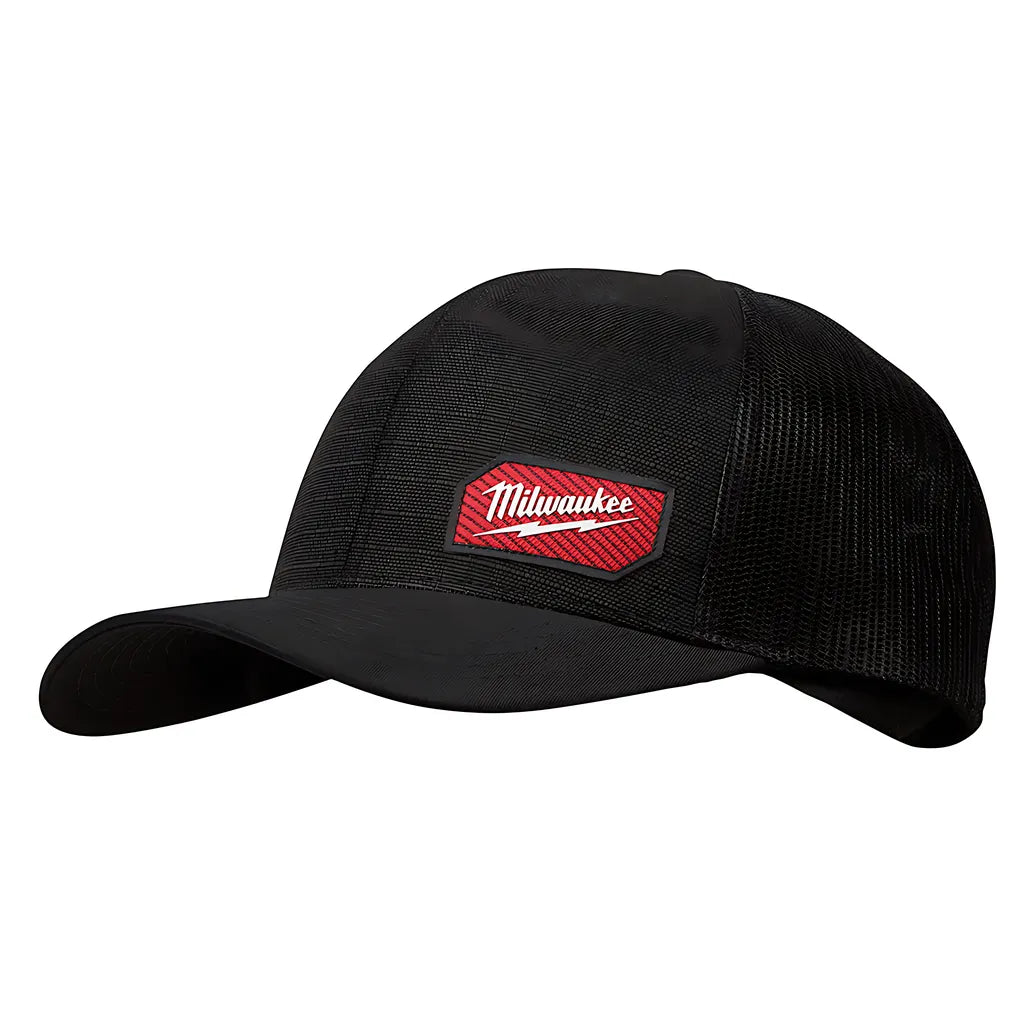 Gridiron Snapback Trucker Hat - Black-Milwaukee-505B-8255