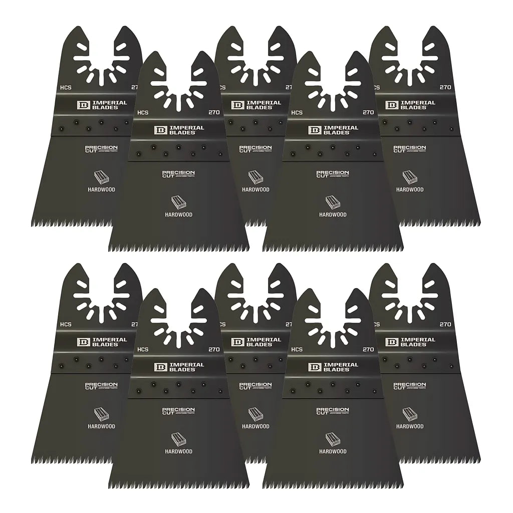 Imperial Blades Iboa270-10 One Fit 2-1/2" Japanese Tooth Hardwood Blade, 10Pc-Milwaukee-IBOA270-10-8517