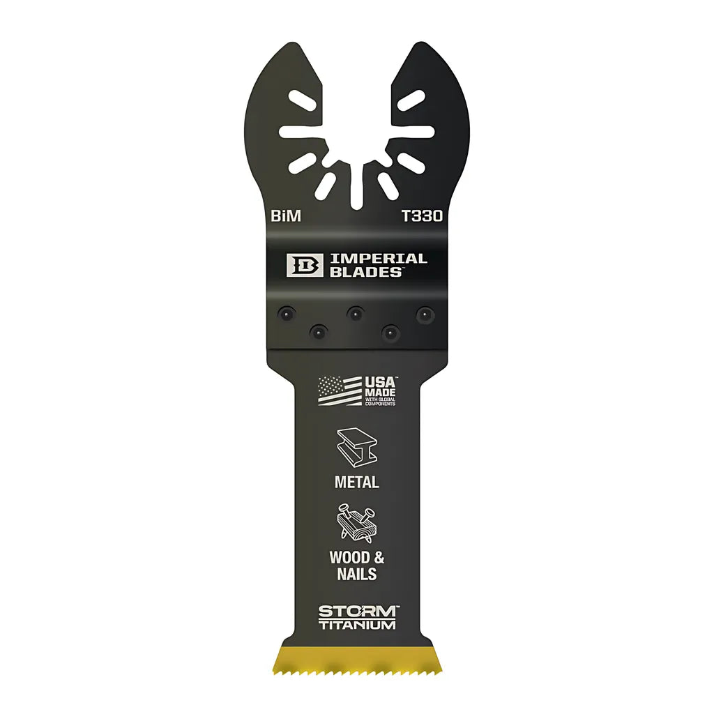 Imperial Blades Iboat330-1 One Fit 1-1/8" Storm Titanium Metal Blade, 1Pc-Milwaukee-IBOAT330-1-8522