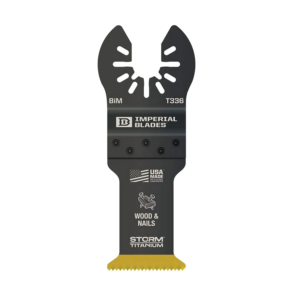 Imperial Blades Iboat336-1 One Fit 1-1/4" Storm Titanium Wood & Nails Blade, 1Pc-Milwaukee-IBOAT336-1-8524