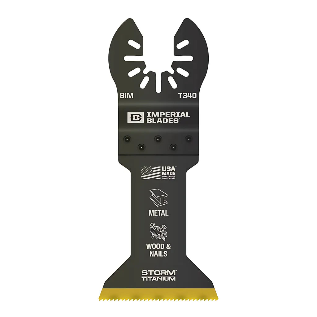 Imperial Blades Iboat340-1 One Fit 1-3/4" Storm Titanium Metal Blade, 1Pc-Milwaukee-IBOAT340-1-8527