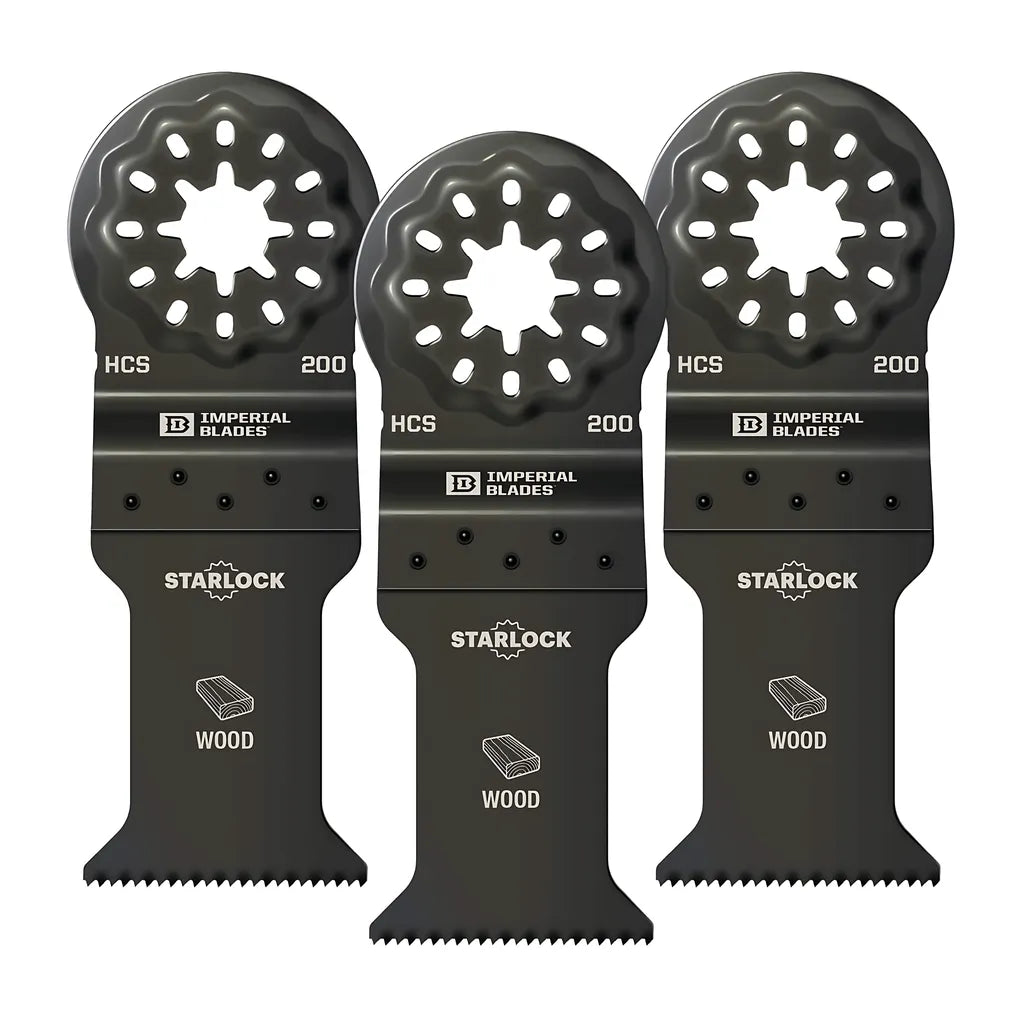 Imperial Blades Ibsl200-3 Starlock 1-3/8" Standard Wood Blade, 3Pc-Milwaukee-IBSL200-3-8533