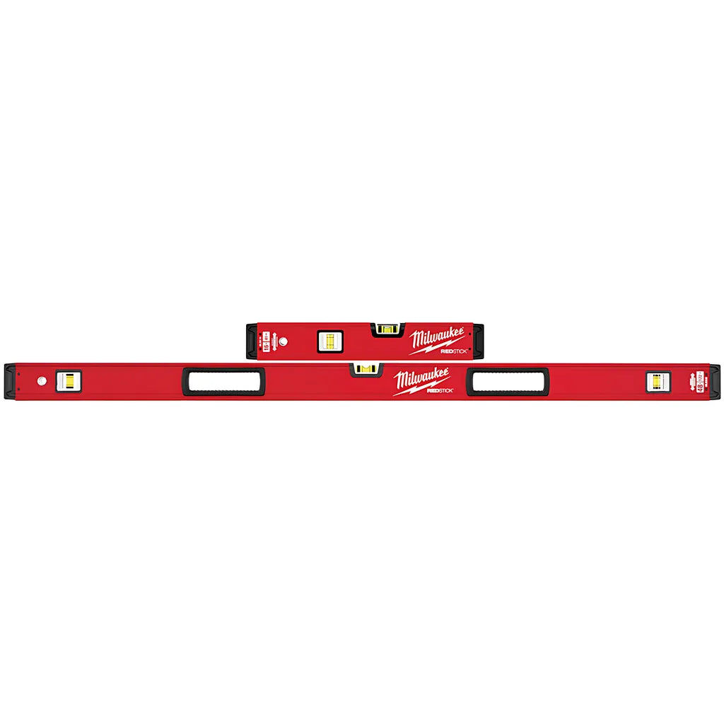 16 In./48 In. Redstick Box Level Set-Milwaukee-MLBXS1648-4882