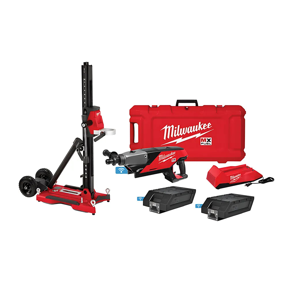 Mx Fuel Handheld Core Drill Kit W/ Stand-Milwaukee-MXF301-2CXS-10208