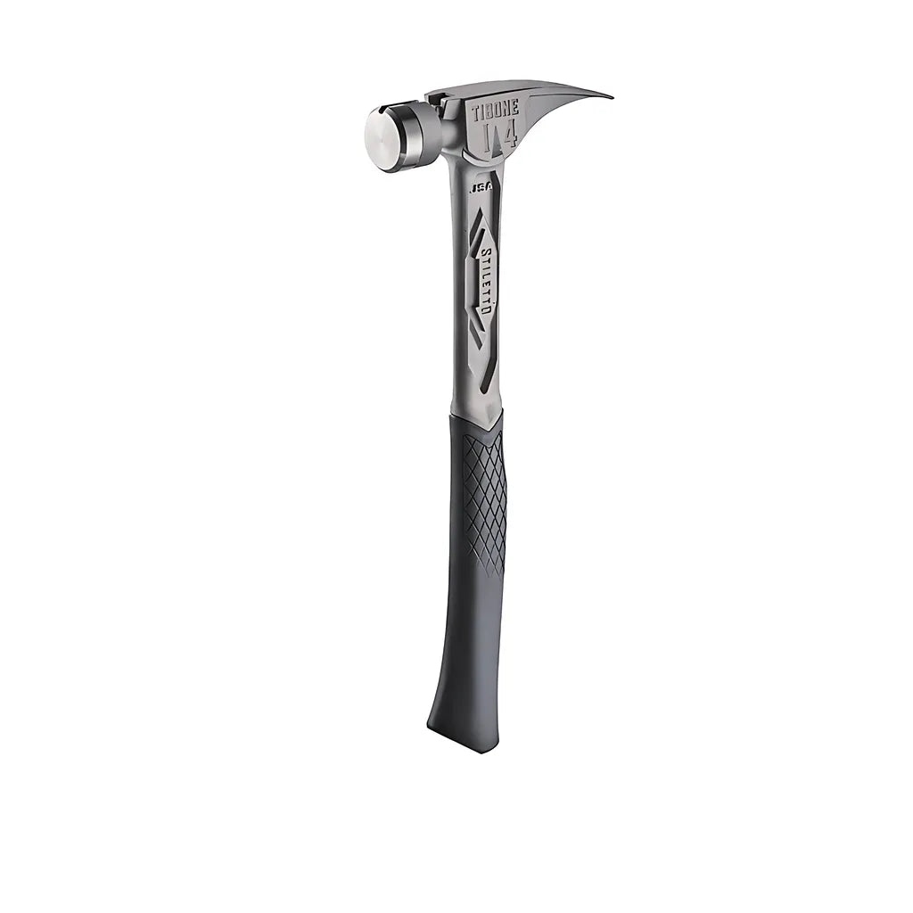 Stiletto® Tibone 14Oz Smooth/Curved Titanium Framing Hammer-Milwaukee-TIB14RSC-11887