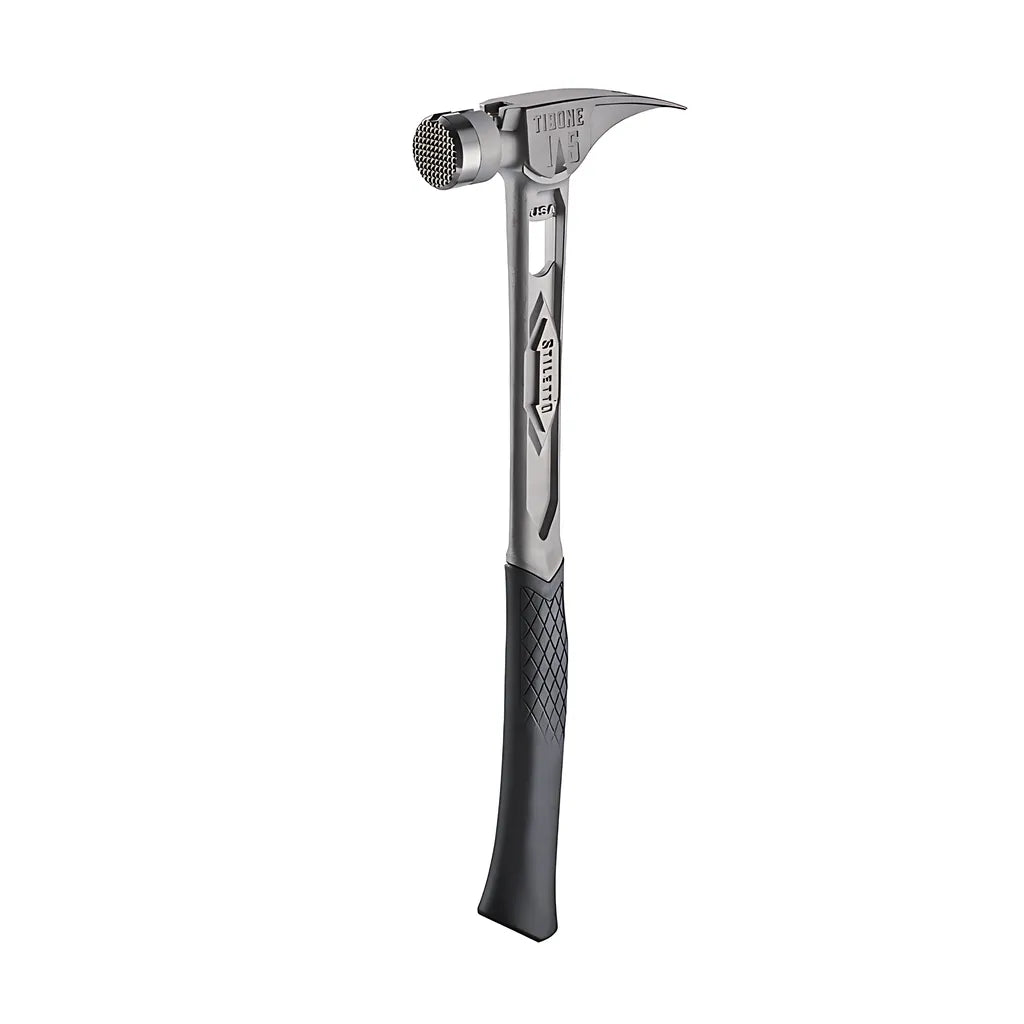 Stiletto® Tibone 15Oz Milled/Curved Titanium Framing Hammer-Milwaukee-TIB15MC-11888