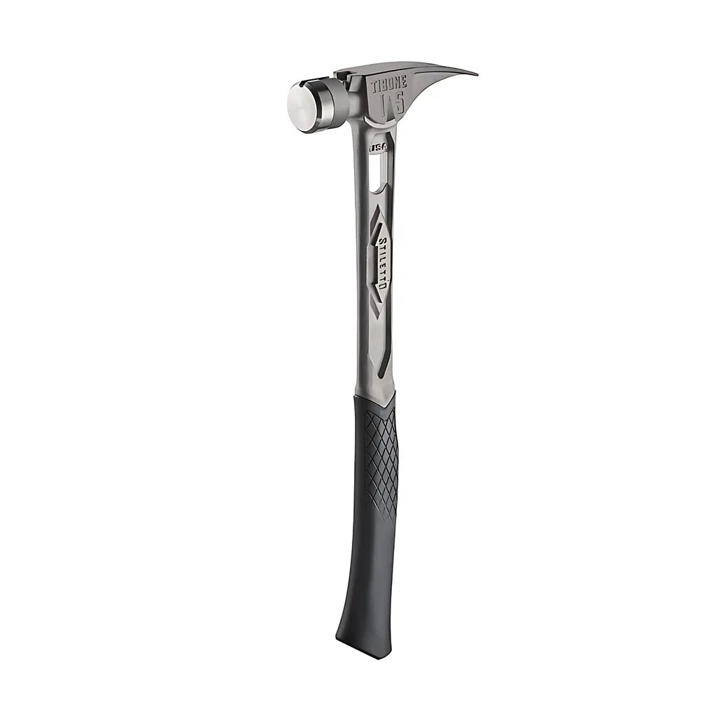 Stiletto® Tibone 15Oz Smooth/Curved Titanium Framing Hammer-Milwaukee-TIB15SC-11889