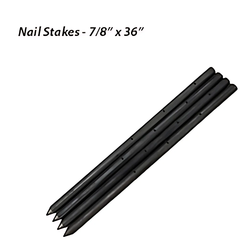 7/8" X 36" NAIL STAKES - 10 STAKES PER BUNDLE