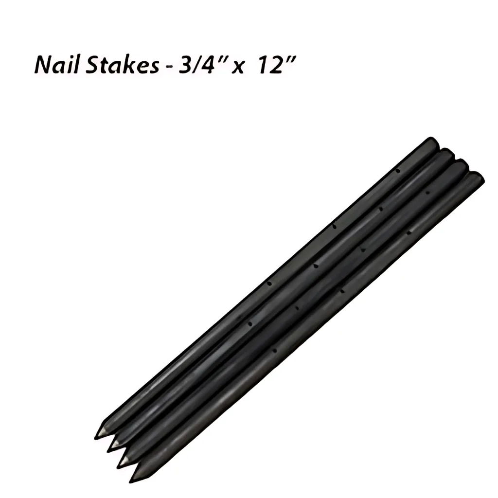 3/4" x 12" NAIL STAKES - 10 STAKES PER BUNDLE