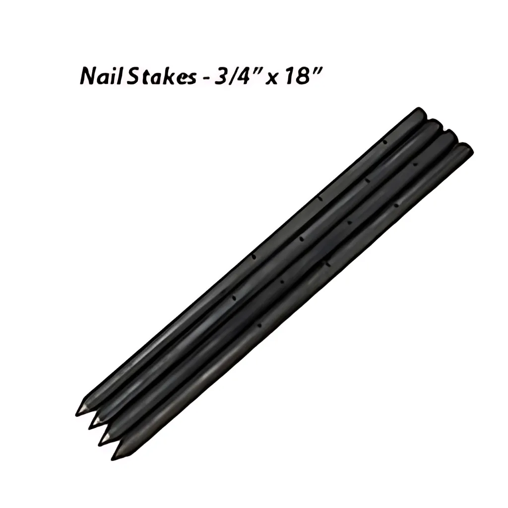 3/4" x 18" NAIL STAKES - 10 STAKES PER BUNDLE