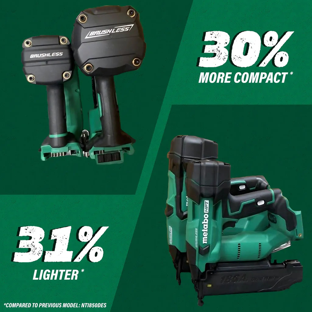 18V Cordless 18 Gauge Compact Brad Nailer | Nt1850Df-NT1850DFM-486